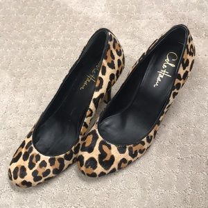 Cole Haan leopard heels